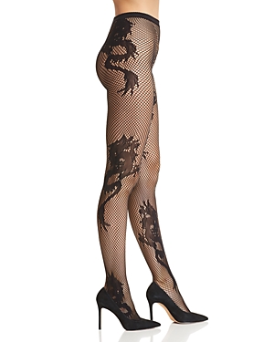 Natori Dragon Fishnet Tights