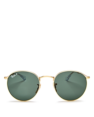 Ray-Ban Polarized Round Sunglasses, 50mm