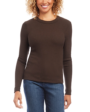 Karen Kane Ribbed Long Sleeve...