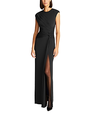 Halston Giovanna Ruched Gown