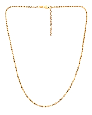 Aqua Rope Chain Necklace, 16...