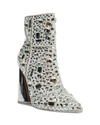 Steve madden catwalk rhinestone clearance booties