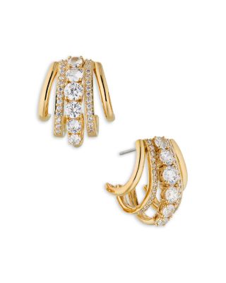 Nadri tiny channel set hoop earrings 2025