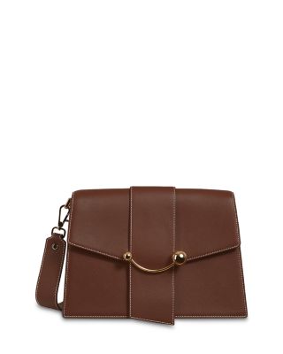 Strathberry Crescent Leather Shoulder Bag 795.00 Grazia