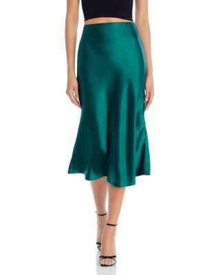 Aqua midi slip skirt shop