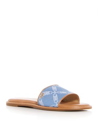 Michael kors slides womens hot sale online