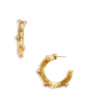 Kenneth Jay Lane Hoop Earrings