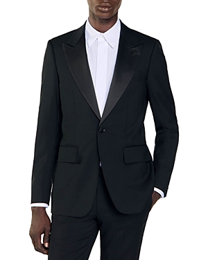 Sandro Satin Trim Tuxedo...