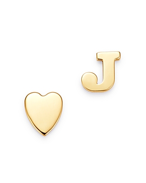 Zoe Lev 14K Yellow Gold Heart...