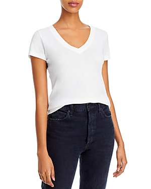 L'Agence Becca Cotton V-Neck...