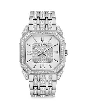 Bulova Crystal Watch, 40mm