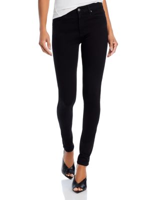 Ag Farrah High Rise Skinny Jeans in Black 215.00 Mirror Online