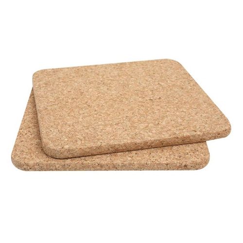 Set of 2 Cork Square Hot Pot...