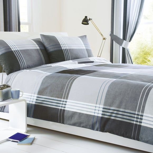 halton blue reversible duvet cover