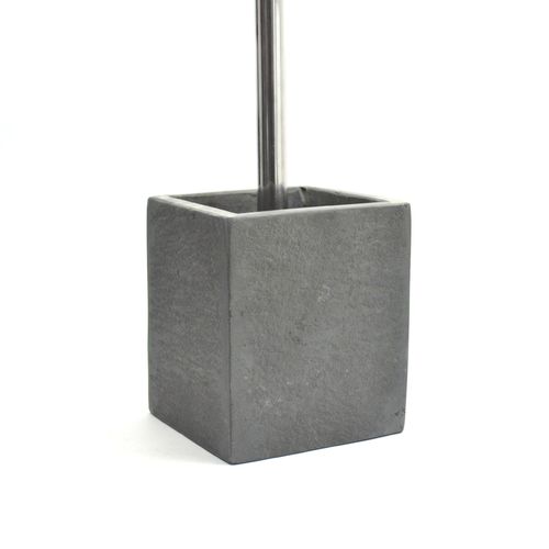 Henley Slate Toilet Brush Holder Dark Grey