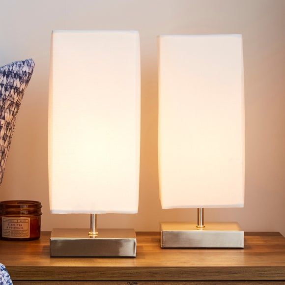 lasse integrated led touch dimmable table lamp