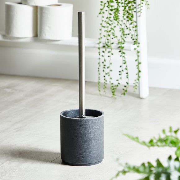 Ceramic lighthouse on sale toilet brush holder
