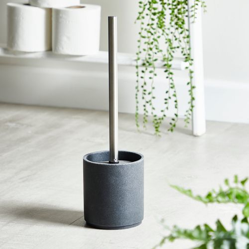 Grey Resin Toilet Brush...