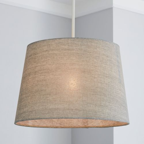 Sara Tapered Lamp Shade 30cm Grey Grey