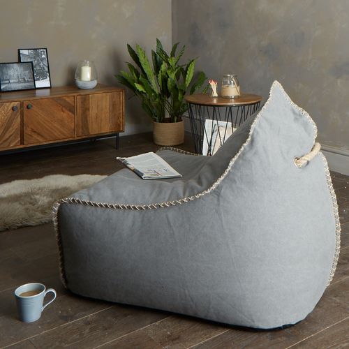 Charcoal Canvas Bean Bag...