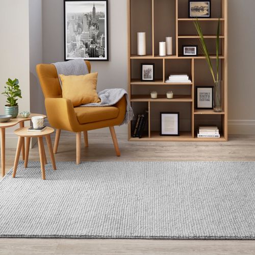 Pebble Wool Rug Grey