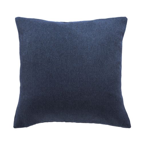 Barkweave Square Cushion Navy