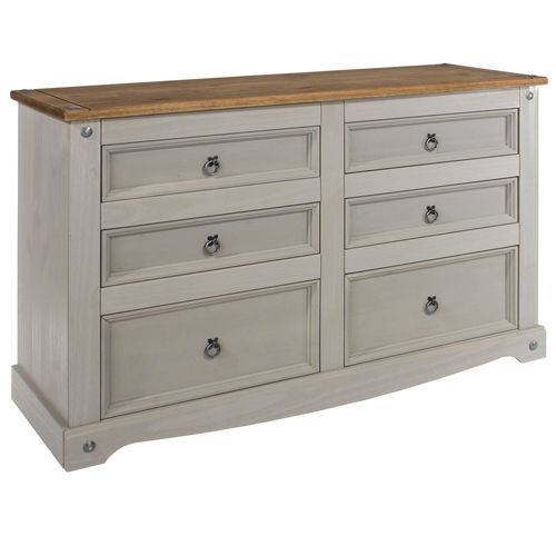 Corona Wide 6 Drawer Chest,...