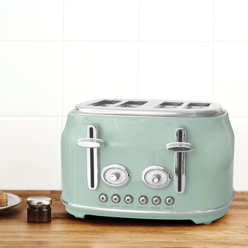 Retro Seafoam 4 Slice Toaster...