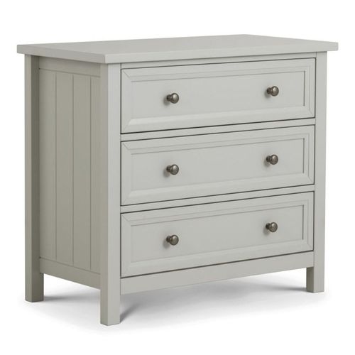 Maine 3 Drawer Chest, Grey...