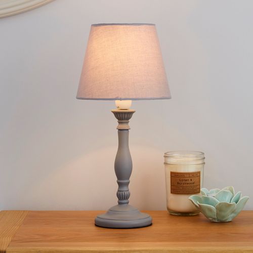 Tofty Grey Table Lamp Grey