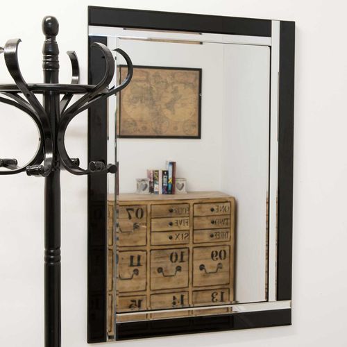 Villa Black Wall Mirror Black