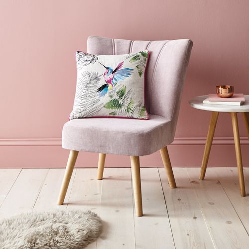 Hummingbird Pink Cushion Pink