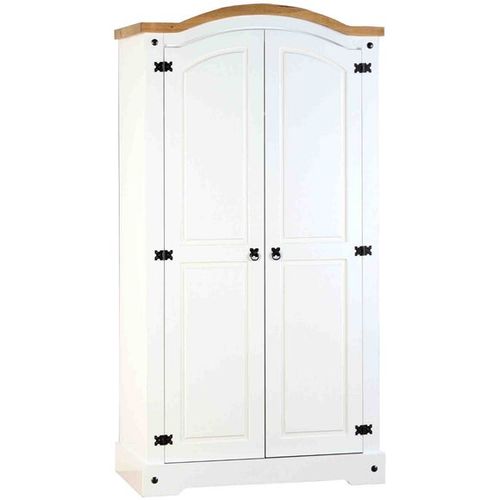 Corona White 2 Door Wardrobe White 252 00 Female First Shopping