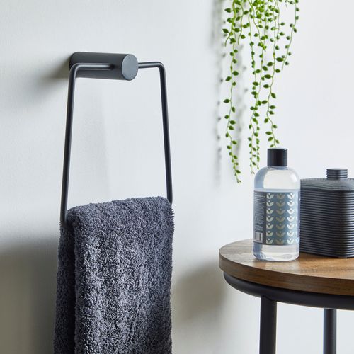 Elements Matt Black Towel...