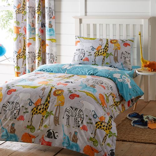 Genka Reversible Duvet Cover and Pillowcase Set