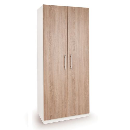 Euston Double Wardrobe, White...