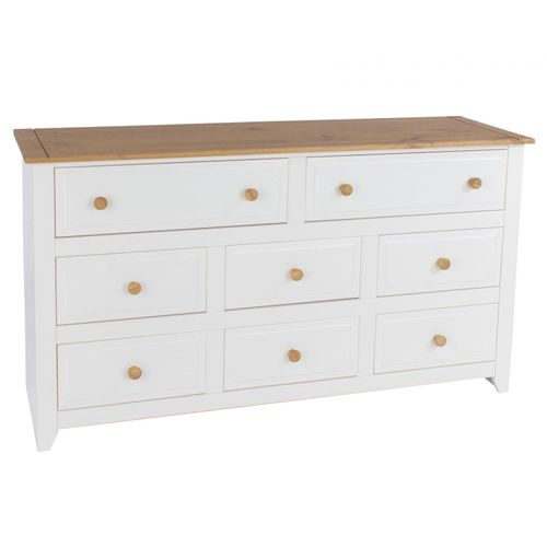 Capri 8 Drawer Chest, White...