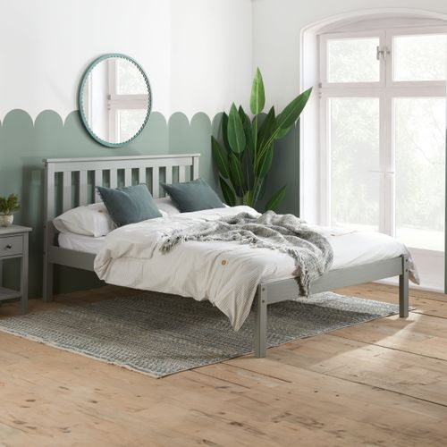 Denver Low End Bed Frame Grey