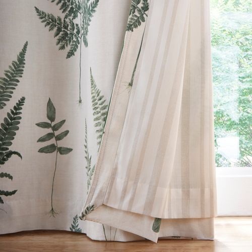 Joy Eyelet Curtains Green