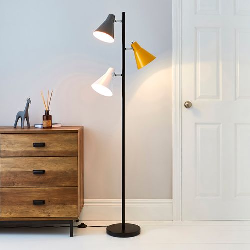 Circus 3 Light Floor Lamp Black