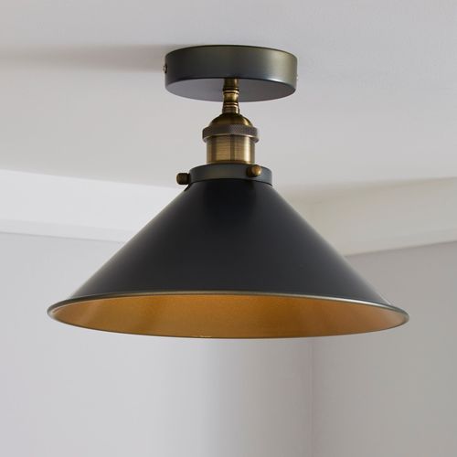 Logan 1 Light Pendant Grey...