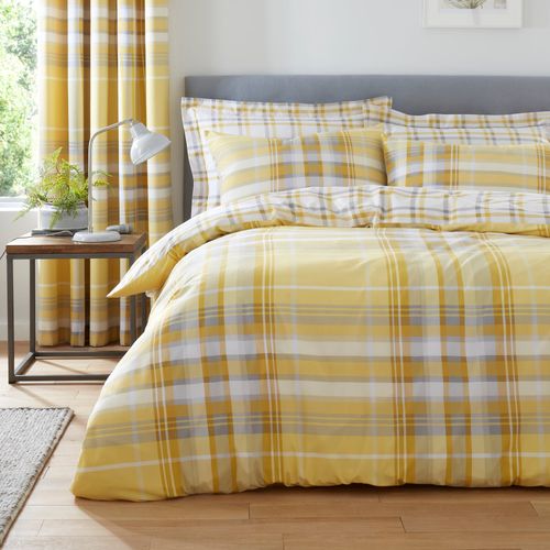 Catherine Lansfield Kelso Reversible Tartan Check Duvet Cover Set