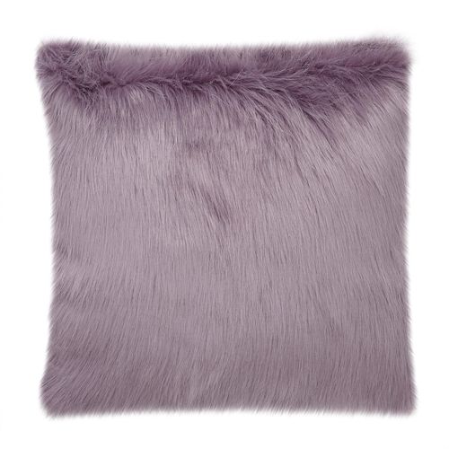 Fluffy Faux Fur Cushion Cover Purple