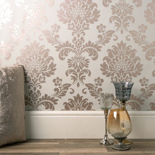 Quartz Damask Rose Gold...