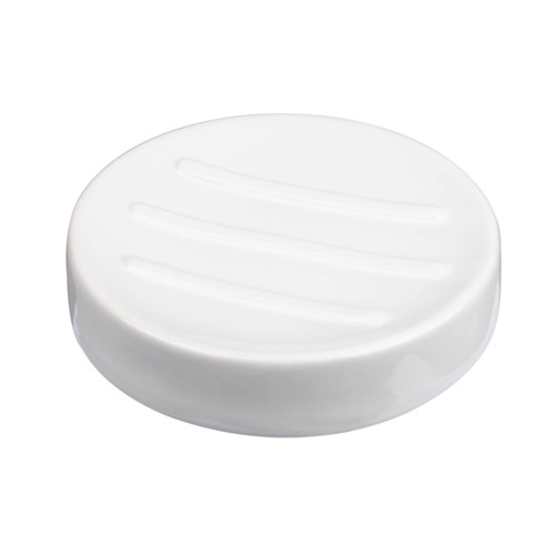 Basic White Ceramic Soap Dish...