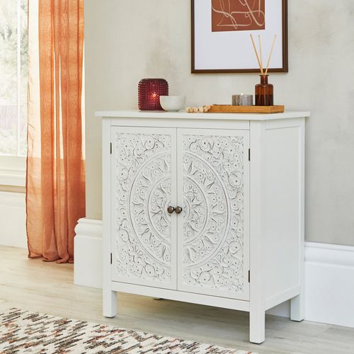 Samira Small Sideboard White