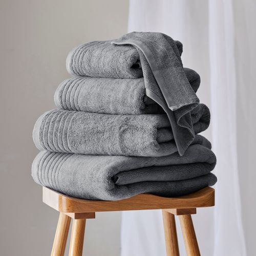 Dorma Tencel Sumptuously Soft Dove Grey Towel Grey, £12.00