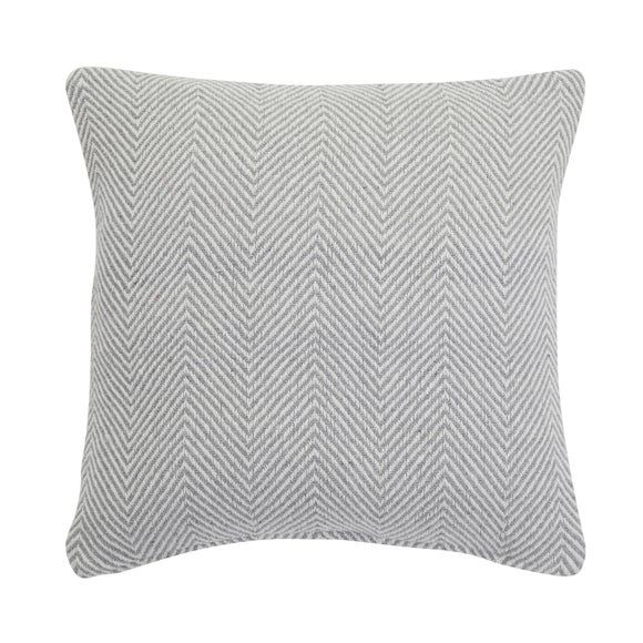 Jenson Herringbone Cushion Grey