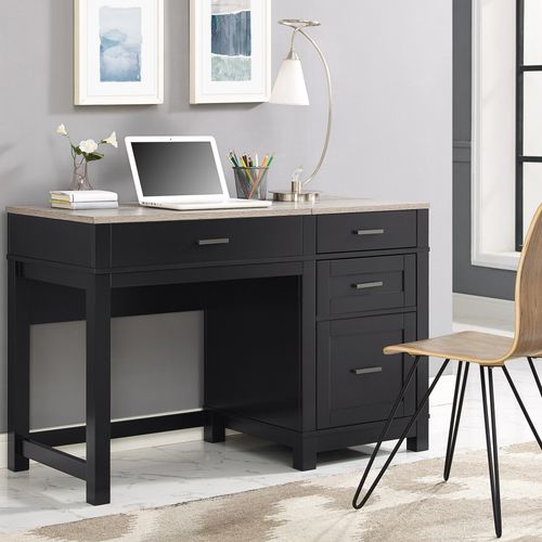 Caver Lift-Top Desk Black