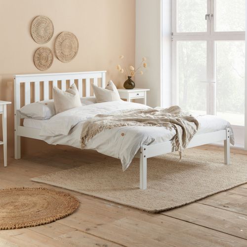 Denver Low End Bed Frame White